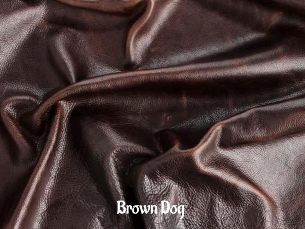 Full Grain Authentic Leather Pet Dog Poop Waste Pouch Bag Keychain