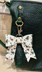 Full Grain Leather Zipper Forest Green Dog Penny Shoulder Bag Purse or Crossbody Bag