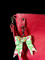 Full Grain Leather Zipper Red Dog Penny Shoulder Bag Purse or Crossbody Bag