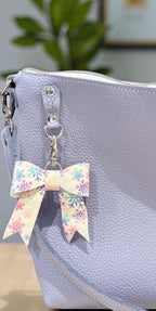 Handcrafted Full Grain Leather Crossbody Bag - Light Blue Shoulder Purse