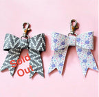 Full Grain Leather Bow – Bag Charm, Tie Dye, Unicorns