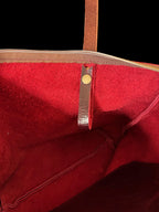 Full Grain Real Leather Zipper Black Cherry Dog Leather Tote Bags-Small-Medium-Large-Extra Large