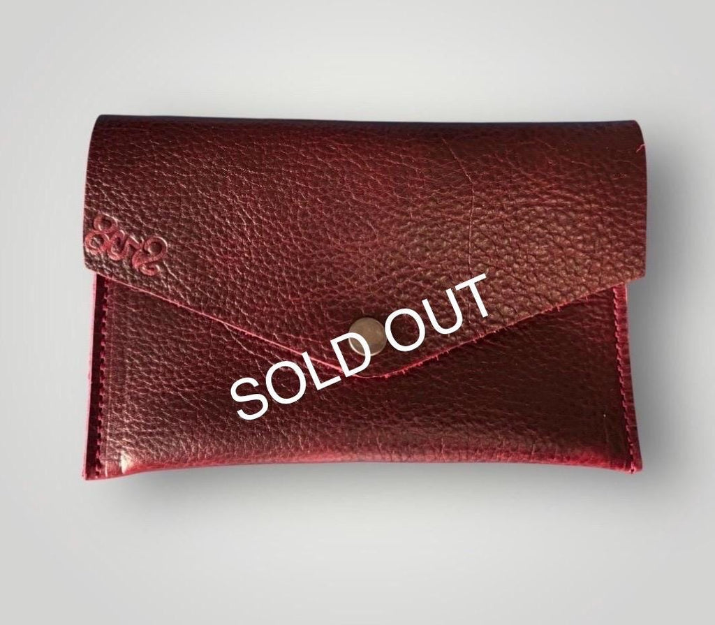 Full Grain Authentic Leather Large Envelope Pouch