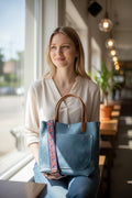 Full Grain Real Leather Ocean Dog RokStar Crossbody or Shoulder Bag Purse