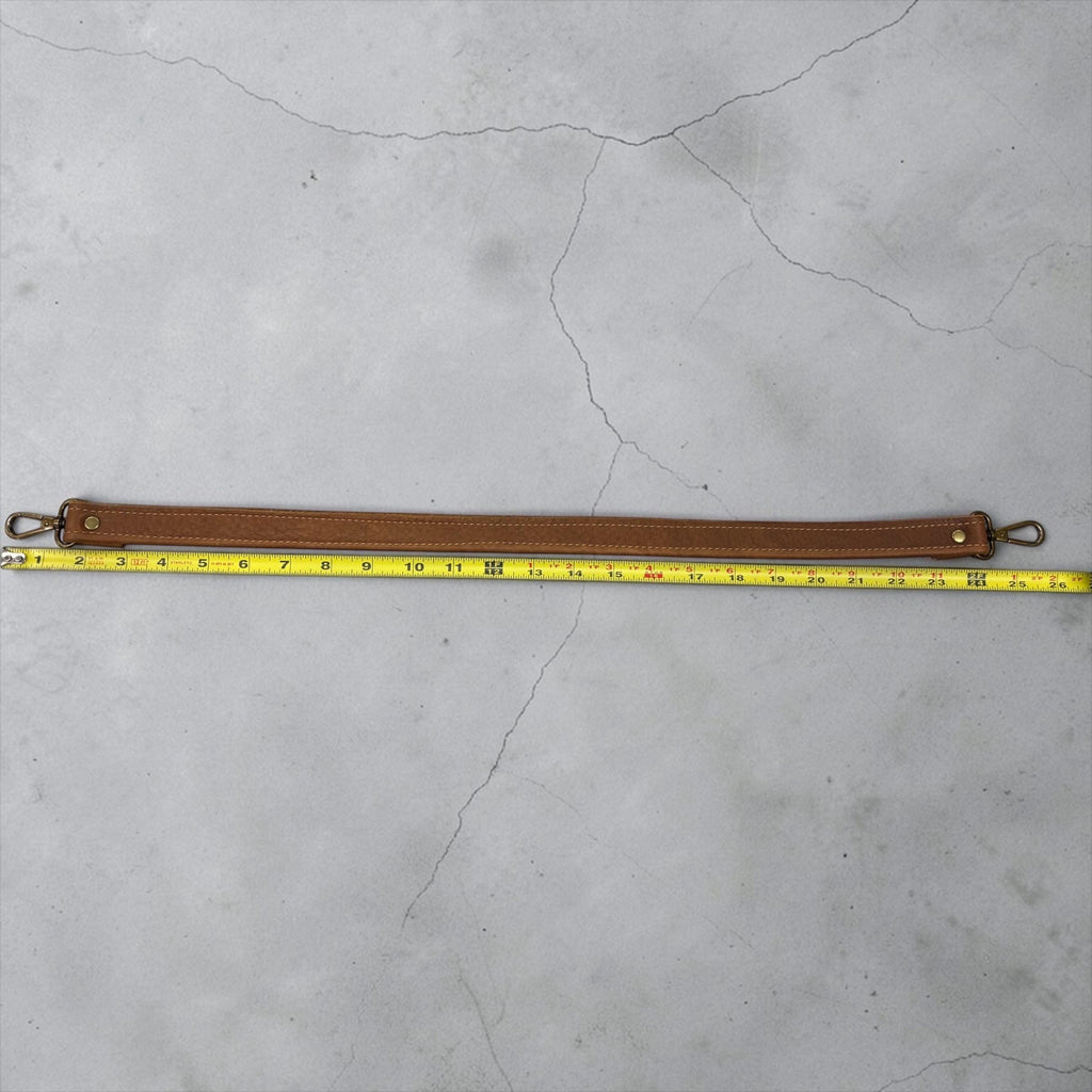 Full Grain Leather Shoulder Cross-Body Strap