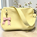 Full Grain Real Leather Zipper Butter 1975 Boho Crossbody or Shoulder Bag Purse - Small