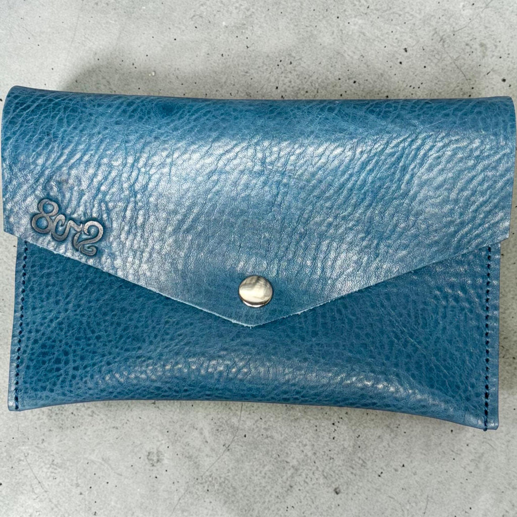 Full Grain Authentic Leather Large Envelope Pouch