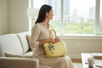Handcrafted Full Grain Leather Crescent - Pebbled Butter Shoulder Bag