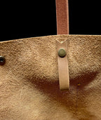 Full Grain Real Leather Authentic Chocolate Leather Classic Tote Bags-Small-Medium-Large-Extra Large