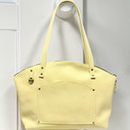 Handcrafted Full Grain Leather Crescent - Pebbled Butter Shoulder Bag