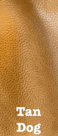 Full Grain Authentic Leather Tassels Red Dog, Blue Dog