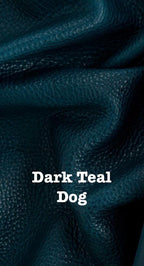 Full Grain Authentic Leather Tassels Red Dog, Blue Dog