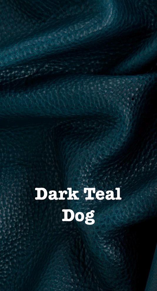 Full Grain Authentic Leather Tassels Red Dog, Blue Dog