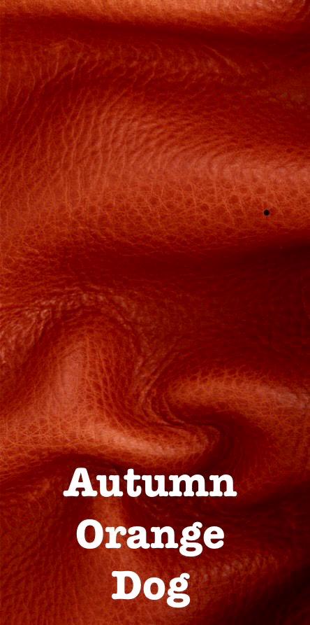 Full Grain Leather Zipper Charlie Shoulder Bag Purse or Crossbody Bag Pink Dog Orange Dog Ocean Dog