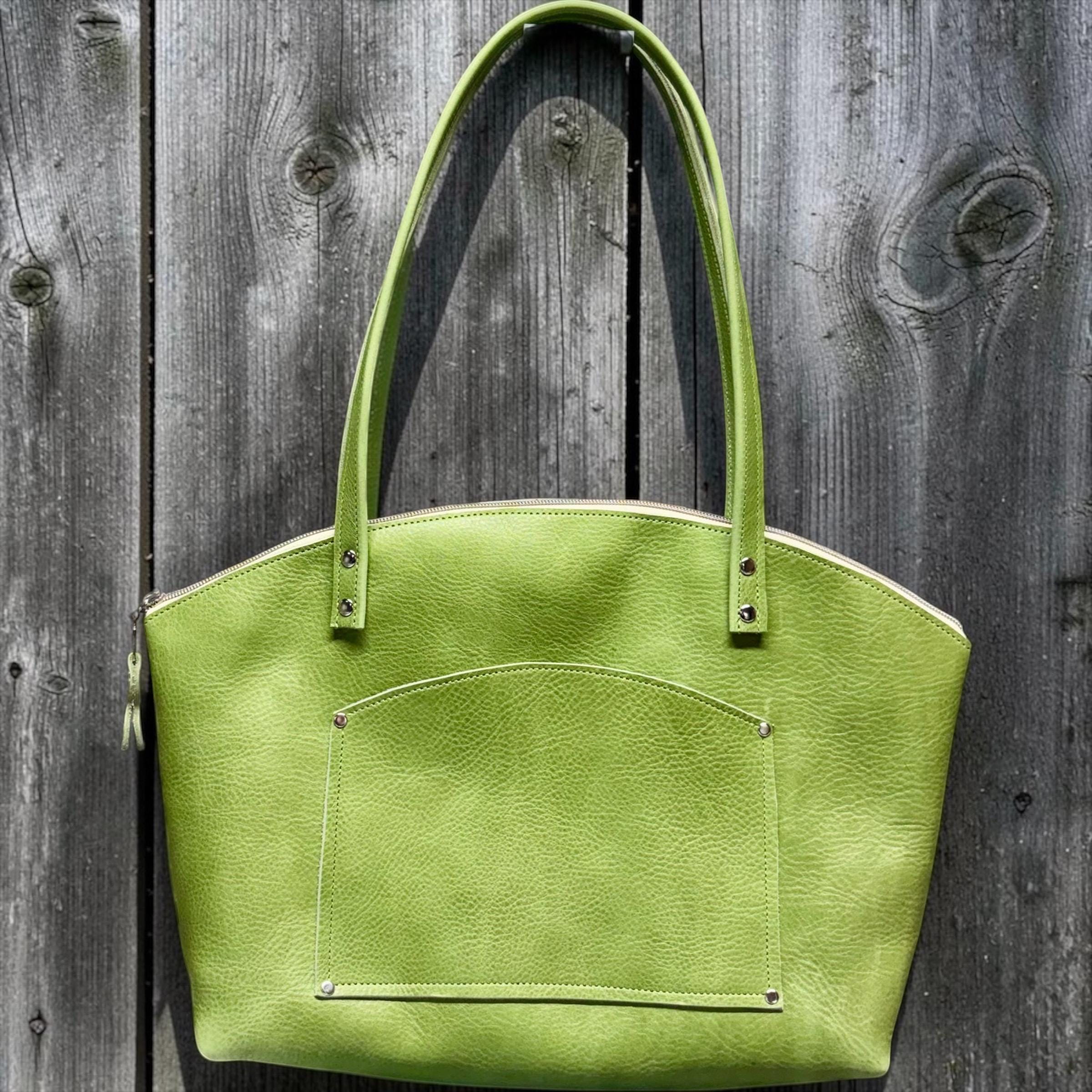 Handcrafted Full Grain Leather Mini Crescent Shoulder Bag Dog Purse